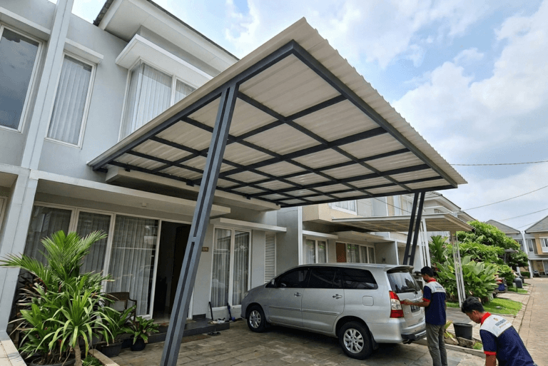 Jasa pemasangan kanopi alderon Jakarta bergaransi resmi